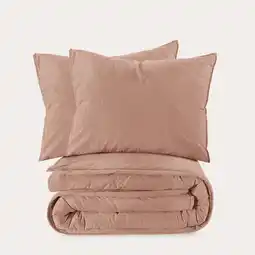 Wehkamp NOUS Living stone washed katoenen dekbedovertrek 2 persoons (200x200 cm) aanbieding