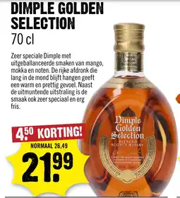 Dirck 3 Dimple Golden Selection aanbieding