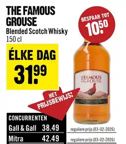 Dirck 3 The famous grouse blended scotch whisky aanbieding