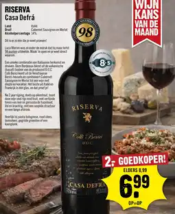 Dirck 3 Riserva casa defrá aanbieding