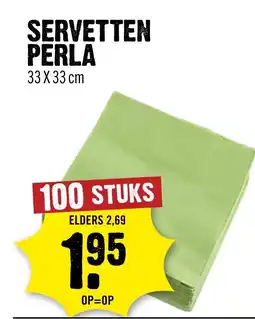 Dirck 3 Servetten perla aanbieding