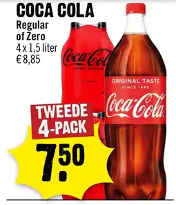 Dirck 3 Coca-Cola Regular of Zero aanbieding
