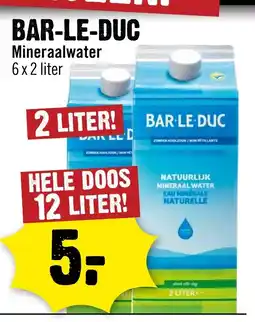 Dirck 3 Bar-le-duc mineraalwater aanbieding