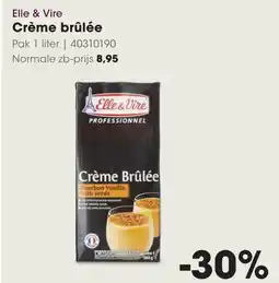 HANOS Elle & Vire Crème brûlée aanbieding