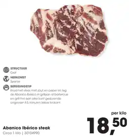 HANOS Abanico Ibérico steak aanbieding
