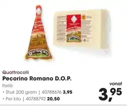 HANOS Quattrocolli Pecorino Romano D.O.P. aanbieding