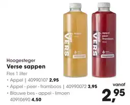 HANOS Hoogesteger Verse sappen aanbieding