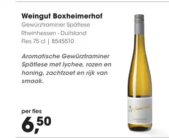 HANOS Weingut boxheimerhof aanbieding