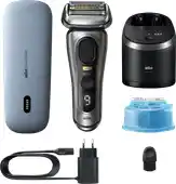 Bol.com Braun Series 9 Pro+ 9575cc - Scheerapparaat - SmartCare Center - PowerCase - Wet & Dry - Grafiet aanbieding