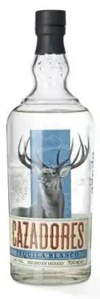 HANOS Cazadores tequila blanco aanbieding