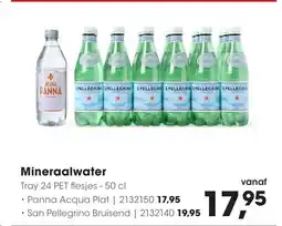 HANOS Mineraalwater panna acqua plat aanbieding