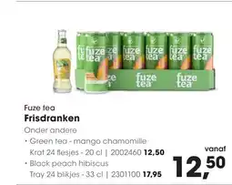 HANOS Fuze tea frisdranken green tea mango chamomille aanbieding