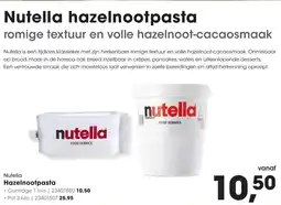 HANOS Nutella hazelnootpasta cartridge aanbieding