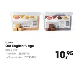 HANOS Lonka pudge old english fudge aanbieding