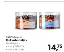 HANOS Hanos selektie mokkaboontjes aanbieding