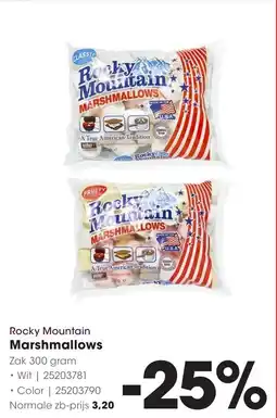 HANOS Rocky mountain marshmallows aanbieding