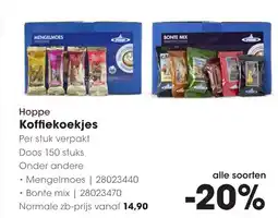 HANOS Hoppe koffiekoekjes aanbieding