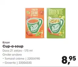 HANOS Knorr cup-a-soup aanbieding