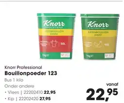 HANOS Knorr professional bouillonpoeder 123 Vlees aanbieding