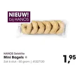 HANOS Hanos selektie mini bagels aanbieding