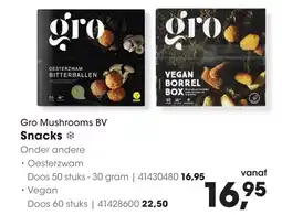 HANOS Gro mushrooms bv snacks oesterzwam aanbieding