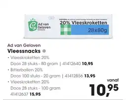 HANOS Ad van geloven vleessnacks aanbieding
