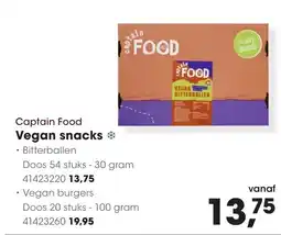 HANOS Captain food vegan snacks bitterballen aanbieding