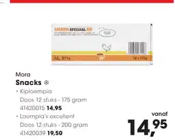 HANOS Mora snacks Kiploempia aanbieding