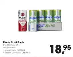 HANOS Ready to drink mix aanbieding