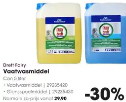 HANOS Dreft Fairy Vaatwasmiddel aanbieding