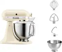 Bol.com Kitchenaid Artisan KSM185 standmixer amandelwit aanbieding
