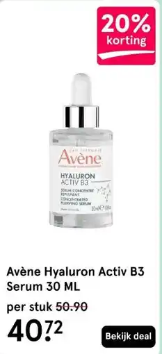 Etos Avène Hyaluron Activ B3 Serum 30 ML aanbieding
