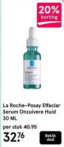 Etos La Roche-Posay Effaclar Serum Onzuivere Huid 30 ML aanbieding