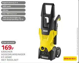 Praxis Kärcher hogedrukreiniger K3 home met rioolset aanbieding