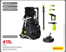 Praxis Ava hogedrukreiniger master P80 XL aanbieding