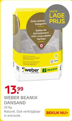 Praxis Weber beamix dansand aanbieding