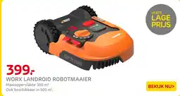 Praxis Worx landroid robotmaaier aanbieding