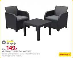 Praxis Keter rosalie balkonset aanbieding