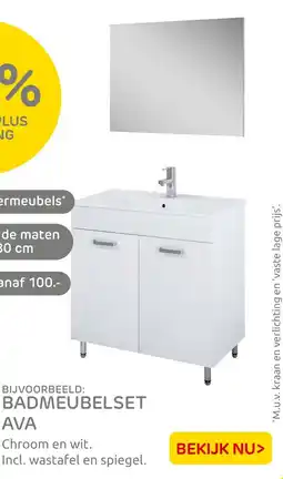 Praxis Badmeubelset Ava aanbieding