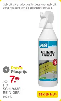 Praxis HG schimmel reiniger aanbieding