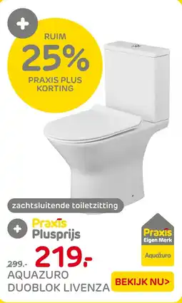 Praxis Aquazuro duoblok livenza aanbieding
