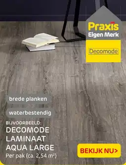 Praxis Decomode laminaat aqua large aanbieding