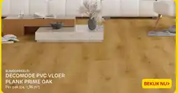 Praxis Decomode pvc vloer plank prime oak aanbieding