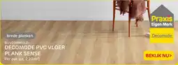 Praxis Decomode pvc vloer plank sense aanbieding