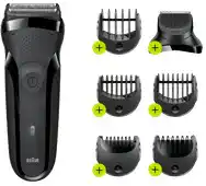 Bol.com Braun Series 3 300BT Zwart - Elektrisch Scheerapparaat Mannen - Shave & Style aanbieding