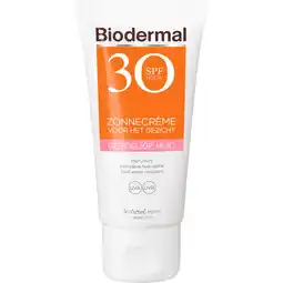 Etos Biodermal Gevoelige Huid Zonnecrème Gezicht SPF30 50 ML aanbieding