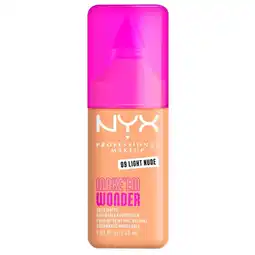Kruidvat NYX Professional Makeup Make 'Em Wonder 09 Light Nude Foundation aanbieding