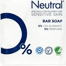 Etos Neutral Parfumvrij Handzeepbar 2x100 GR aanbieding