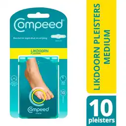 Etos Compeed Likdoorn Pleisters Medium 10 Pleisters aanbieding