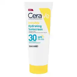 Etos CeraVe Onzichtbare Hydraterende Zonnebrandcrème SPF30 75 ML aanbieding